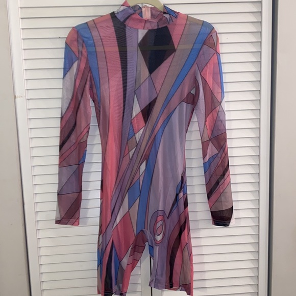 🔥Turtleneck mesh stretchy romper.🔥🔥 - Picture 8 of 10